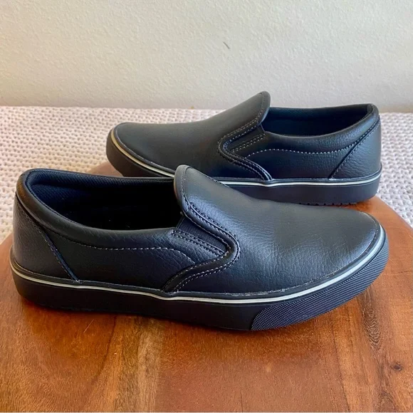 Tredsafe Slip Resistant Slip On Black Work Shoes Womens Size 5 - Picture 4 of 7